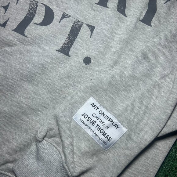 Gallery Dept Crew neck Sweatshirt Grey Size Large - Picture 2 of 5